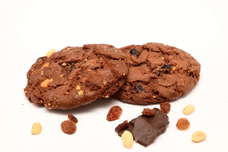 Печенье Пражское (с арахисом,изюмом и тёмный шоколад оптом - Возрождение Фабрика домашней выпечки