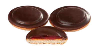 Печенье Три Чуда с начинкой абрикос, в белой глазури оптом - Кинельский кондитер