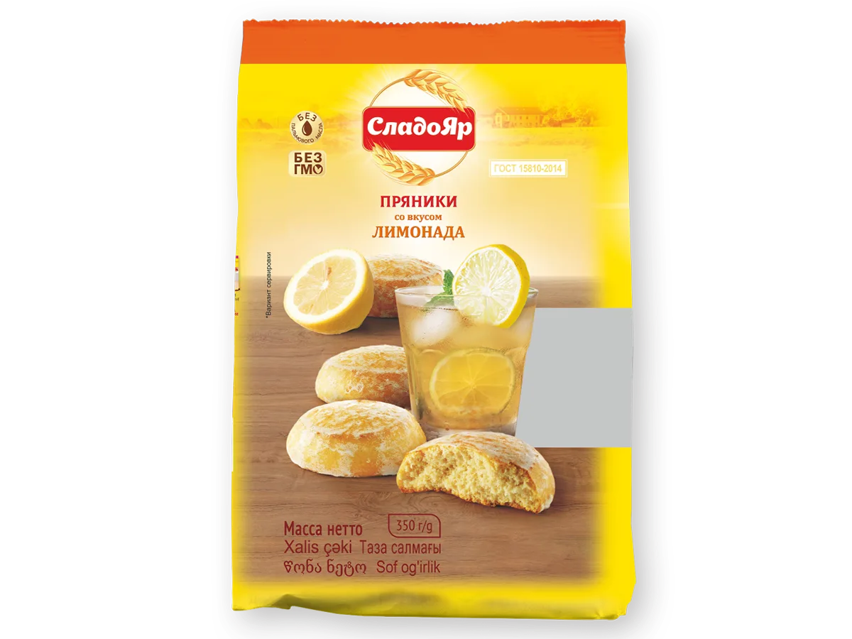 Пряник "Сладояр" со вкусом лимонада