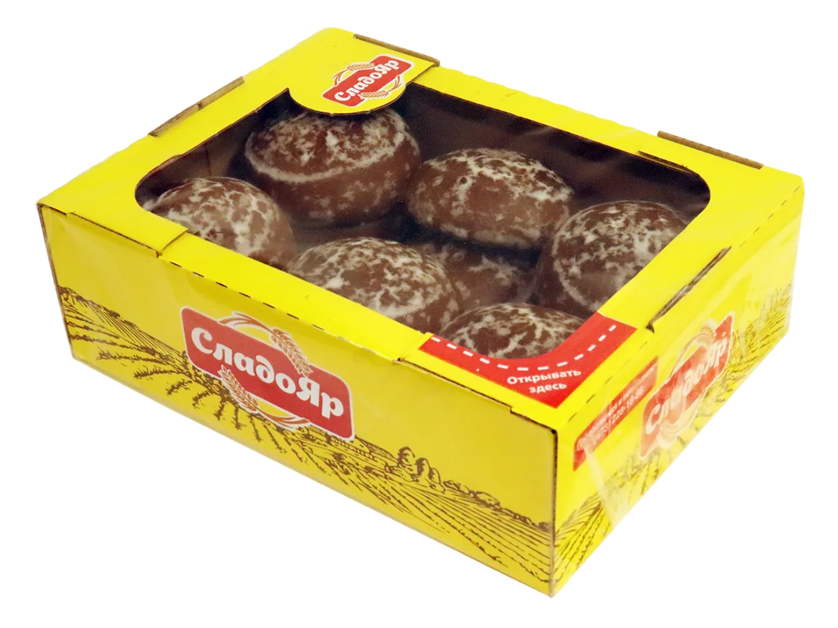 Пряник "Сладояр" шоколадные
