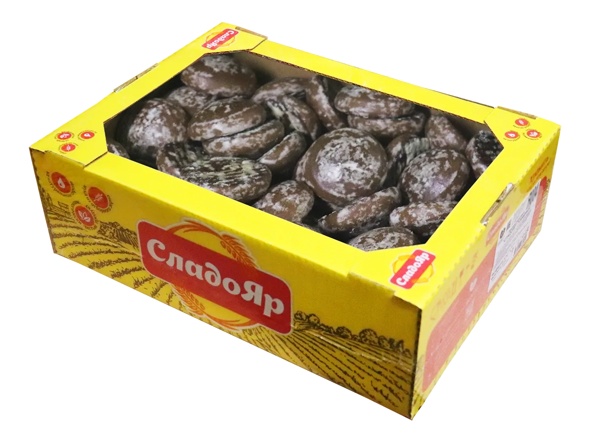 Пряник "Сладояр" шоколадные