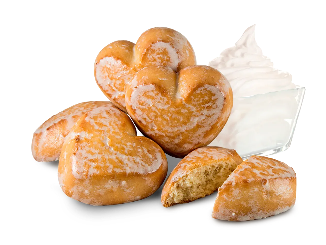 Пряники "Сладояр" сливочные сердечки