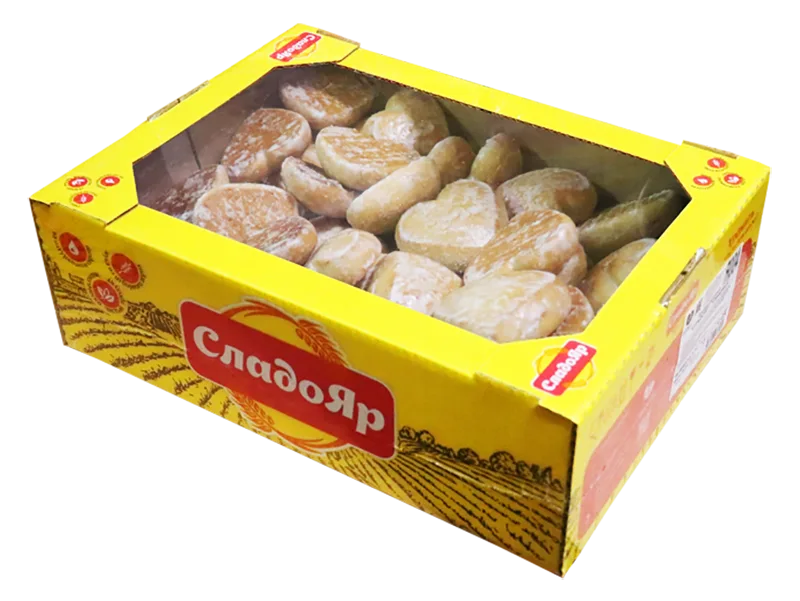 Пряники "Сладояр" сливочные сердечки
