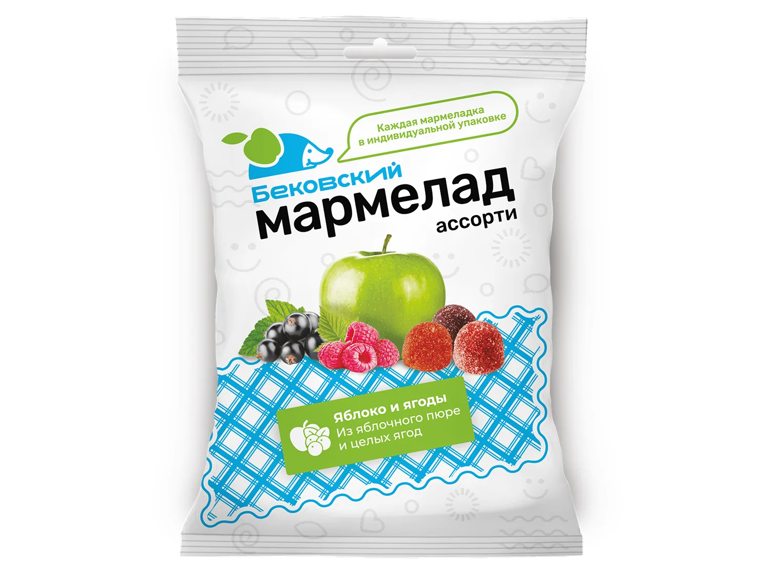 Мармелад фруктовый ассорти (флоупак)
