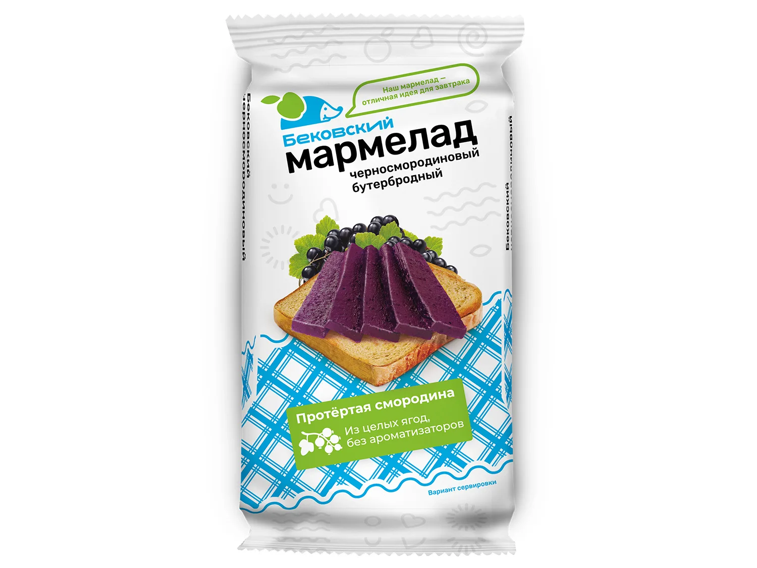 Мармелад ЧЕРНОСМОРОДИНОВЫЙ бутербродный