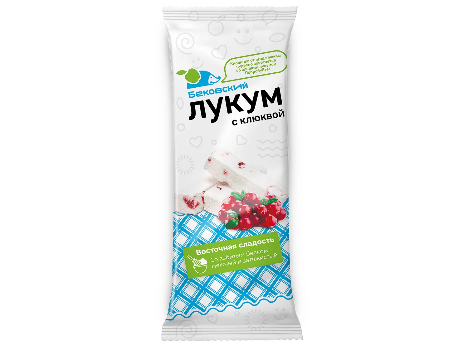 Лукум с КЛЮКВОЙ