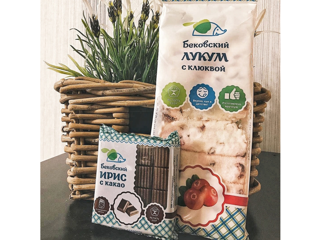 Лукум с КЛЮКВОЙ