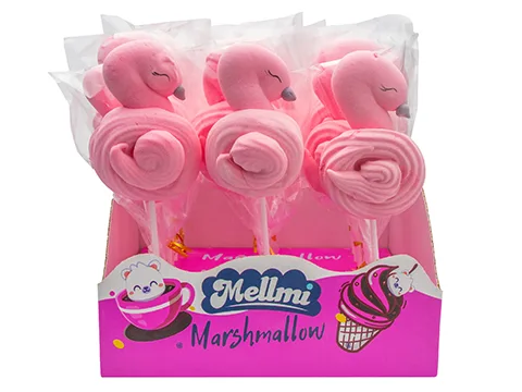 Маршмелоу на палочке "Фламинго"