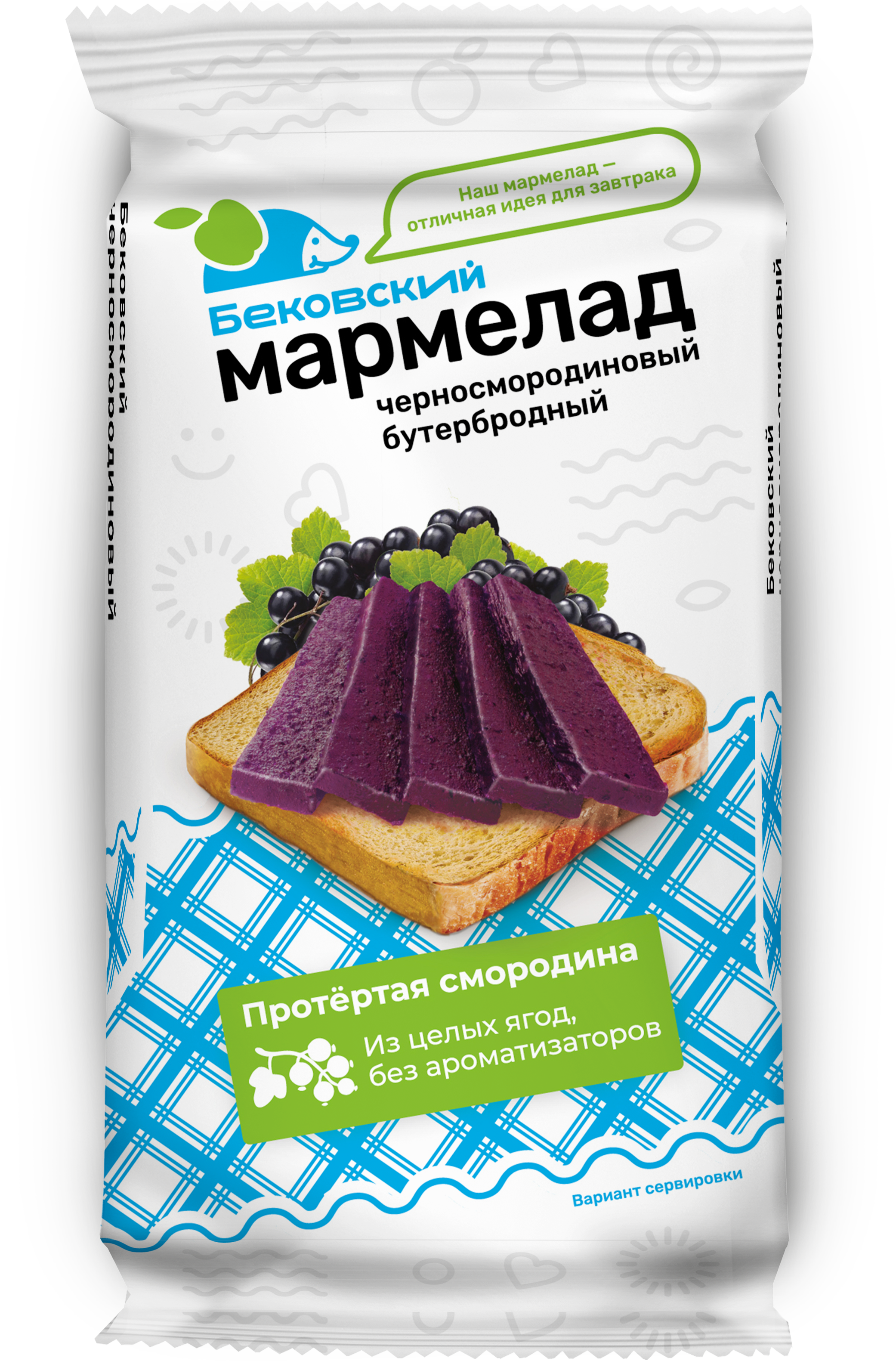 Мармелад ЧЕРНОСМОРОДИНОВЫЙ бутербродный