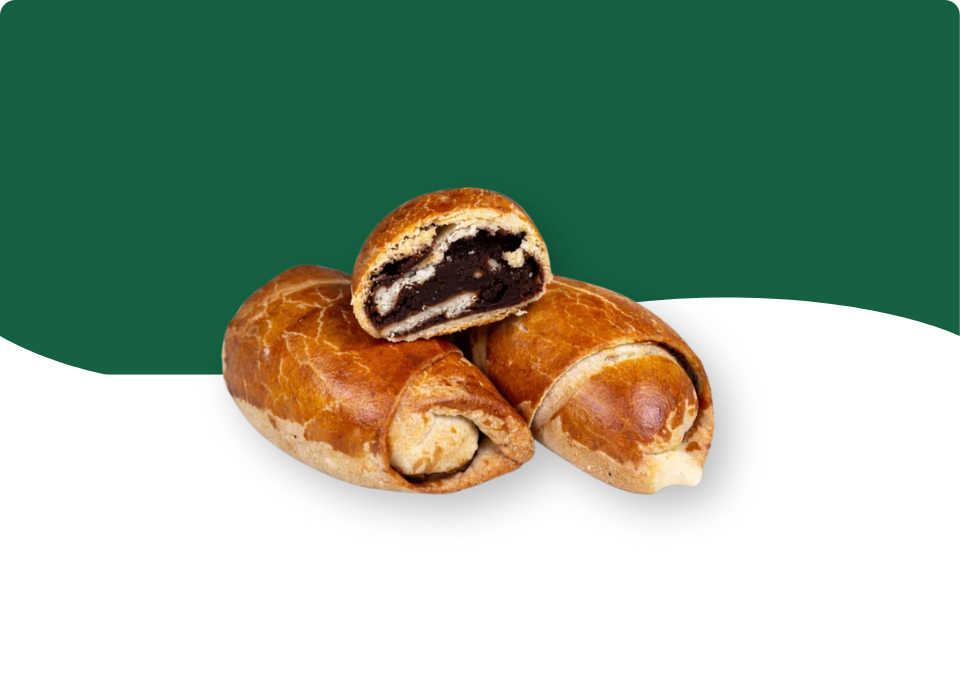 Восточные сладости Рогалики с фруктовой начинкой (чернослив)